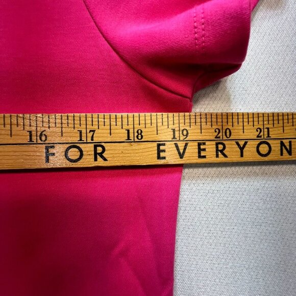 Lands' End Women's Performance Polo Shirt Stretch Size M 10-12 Pink Short Sleeve - Picture 6 of 8